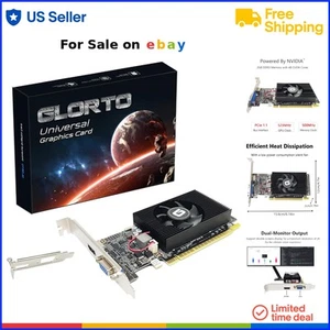 Graphics Card Nvidia GeForce GT 610 2GB PCIe HDMI VGA Low Profile for PC HTPC - Picture 1 of 8