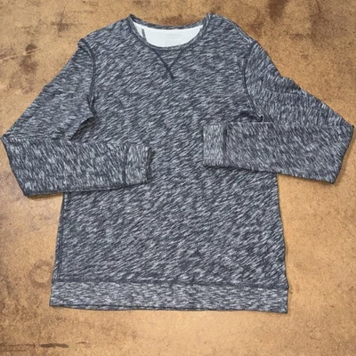 Vince Fine Knit Men’s Long Sleeve Sweatshirt Gray Size Medium 100% Cotton Casual - Image 1 of 4