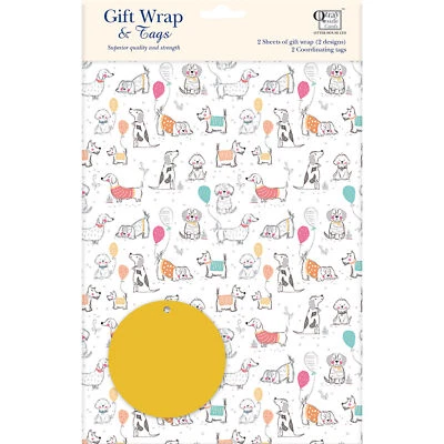 OTTER HOUSE Gift Wrap & Tags - Dogs