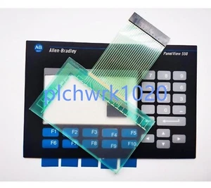 1 PCS NEW Allen-Bradley Panelview 550 2711-K5A2 key film + touch screen glass - Picture 1 of 3
