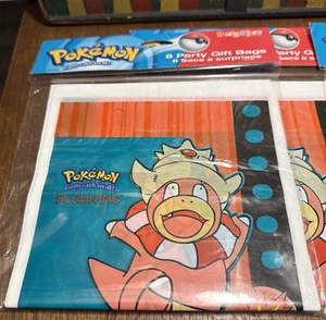 Pokemon Goody Loot Bags Party Favors Slowking LOT 24 BAGS Vintage NEW OLD STOCK - Picture 1 of 5