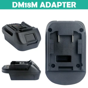 DM18M 18V Battery Adapter Power Convert Milwaukee Or FOR Dewalt to for Makita - Picture 1 of 12