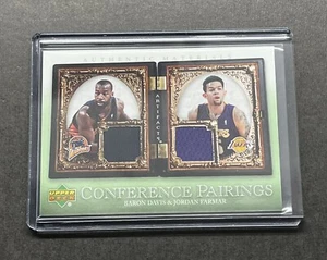2007-08 UD Artifacts Materials Conference Pairings Baron Davis & Jordan Farmar - Picture 1 of 6