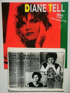 DIANE TELL 12''MAXI 45 RPM(PROMO) FAIRE A NOUVEAU CONNAISSANCE+DOSSIER DE PRESSE - Imagen 1 de 3