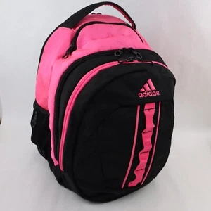 Adidas Load Spring Backpack Black Pink Laptop Tablet Sleeve Pockets Side Pockets - Picture 1 of 18