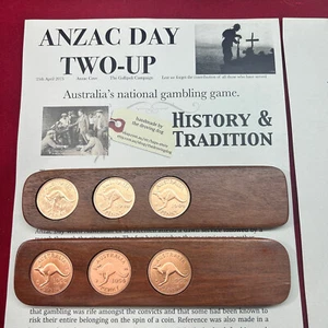 Juego de madera dura 1985. Regalo 40 cumpleaños. 3 centavos australianos. 2UP - Imagen 1 de 52