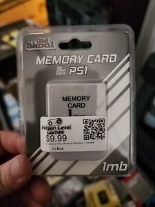 Old Skool PS1 Playstation 1 PSOne 15 Blocks 1MB Memory Card ** BRAND NEW **