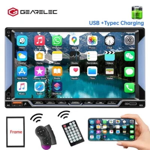 GEARELEC 2 DIN Car MP5 Player 7" Bluetooth Car Stereo Radio HD Touch Screen FM - Picture 1 of 16