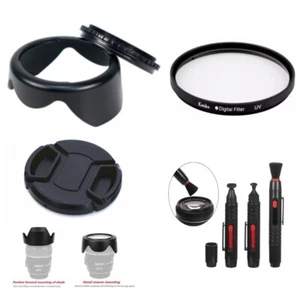 72 mm Kamerapündel Wendeobjektiv Haube Kappe UV Filter Bürste für Reiter Objektiv - Bild 1 von 5