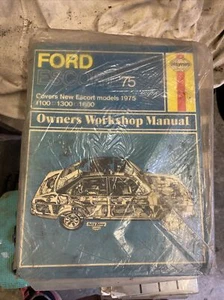 Vintage Retro Antique Ford Escort 75 To 78 Owners Workshop Manual By Haynes - Picture 1 of 1