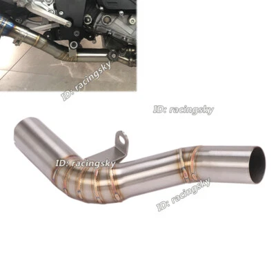 Tubo de conexión de tubo de enlace de escape medio para Suzuki GSXR 600 750 2008-2010 culata deslizante Foto 1 de 4