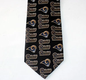 NFL Fútbol Americano ST LOUIS RAMS 1999 Super Bowl Champions Hombre CORBATA DE VESTIDO Nuevo - Imagen 1 de 1