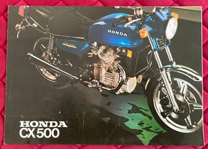 HONDA CX 500 - Depliant - Foto 1 di 1
