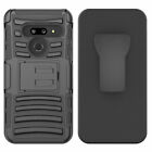 For Lg G8/G8s Thinq  Shockproof Hybrid Case With Holster Belt Clip Case Cover