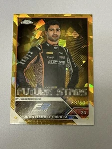2024 Topps Chrome Sapphire F2 Future Stars Gold Juan Manuel Correa /50 - Picture 1 of 2