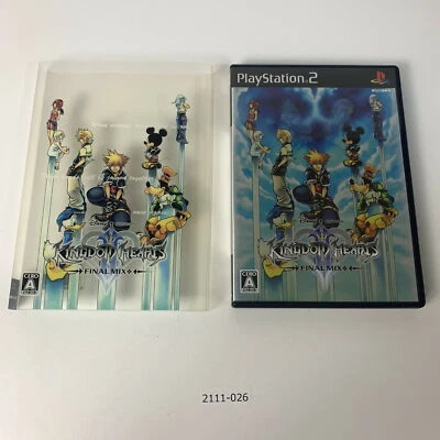 PS2 Kingdom Hearts 2 II Final Mix + Working NTSC-J Japan 2111-026 ' - Image 1 of 4