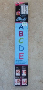 New Tulip Sticky Fabric Stencils "ABC COMIC SANS" Alphabet Letters 2" x 10" - Picture 1 of 2