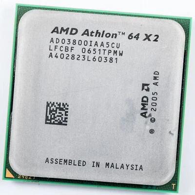 AMD Athlon 64 X2 3800+ ADO3800IAA5CU AM2 2GHz Windsor Dual Core Processor  - Image 1 of 3