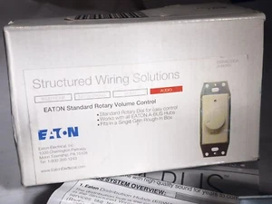 EATON ESWA200CA A-BUS STANDARD ROTARY VOLUME CONTROL ALMOND - Picture 1 of 5