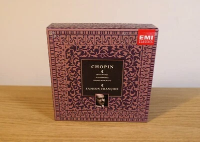 Chopin Piano Works Samson Francois EMI Classics 10 CD Box Set *LIKE NEW* - Image 1 of 3