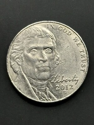 2012 D Jefferson Nickel ERROR COIN: DDO&DDR - Image 1 of 4