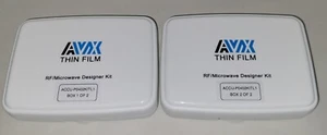Kit de diseño de película delgada AVX RF/microondas ACCU-PO402KITl1 juego de 2 cajas - Imagen 1 de 9
