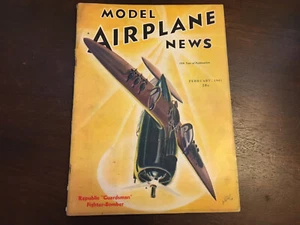 Model Airplane News, February 1941 Building plans Spitfire 2 - Picture 1 of 7