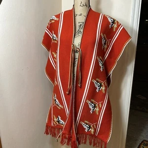 Markenloser Strickponcho Halstuch Einheitsgröße  - Bild 1 von 8