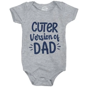 Body de bebé versión linda de papá divertido hijo familia niño gráfico novedad jersey - Imagen 1 de 7