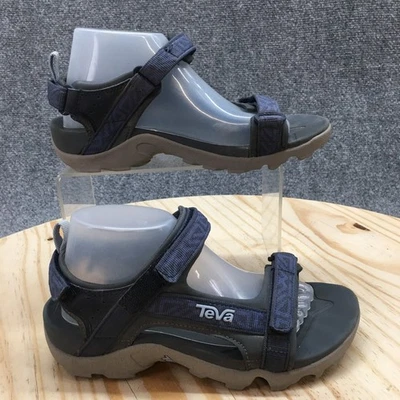 Sandalias Teva Juveniles 3 Tanza Deportivas Tirantes Azul Gancho y Lazo Informales Abiertas 1093489 Foto 1 de 4