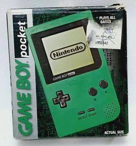 Nintendo Game Boy Pocket Konsole mit Box - Nur für Ersatzteile - Vollständiges Video ansehen - Bild 1 von 24