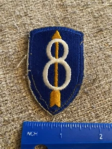 WWII 8ª DIVISIÓN DE INFANTERÍA EJÉRCITO DE ESTADOS UNIDOS PARCHE INV11671 - Imagen 1 de 3