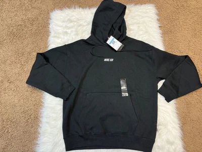 Nike SB Essential Pullover Black Men's Size Medium Hoodie Sweatshirt FN2502-010 - Image 1 of 4