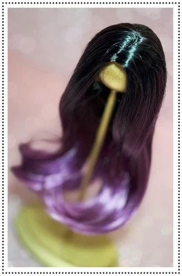 BJD 1/3 шарнирная умная кукла Dollfie Dream DD парик черный фиолетовый омбре аниме 8/9 - Изображение 1 из 4