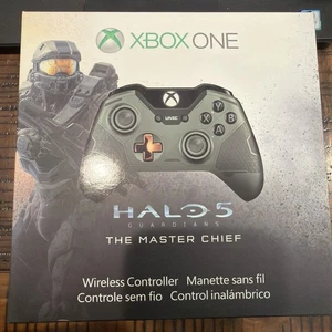 Limited Edition Halo 5: Guardians The Master Chief XBOX ONE Controller New - Afbeelding 1 van 7