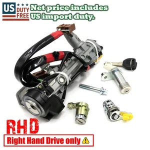 Fit 97–01 Honda CRV 5D RD1 RD2 MTM RHD Ignition Switch Door & Trunk Lid Lock Set - Picture 1 of 6