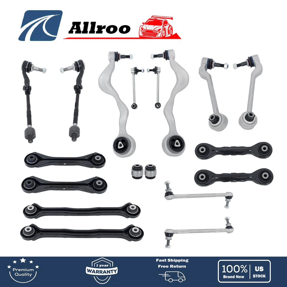 18x Front Rear L R Control Arm Sway Bar Link Suspension Kit For BMW 3 Series E90 - Image 1 of 4