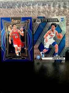 2024-25 Panini Select - Concourse - Jared McCain #82 azul + mosaico (RC) - Imagen 1 de 2