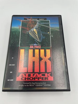 LHX Attack Chopper Game For Sega Genesis ~ Includes Cartridge, Case & Manual - Image 1 of 4
