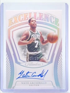 NATE ARCHIBALD 2024-25 FLAWLESS EXCELLENCE SIGNATURES CELTICS AUTO /25 Q5641 - Picture 1 of 2