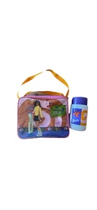 Bolsa de almuerzo suave termo Barbie 1998 vintage Mattel niñas mariposa - Imagen 1 de 9