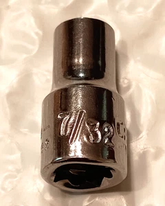 CRAFTSMAN TOOLS USA G243492, 1/4" DR. 7/32" SOCKET, SHALLOW, 6PT *NOS* - Bild 1 von 11
