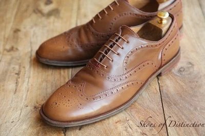 Paul Smith Zapatos Oxford Brogue de Cuero Marrón Tostado para Hombres Reino Unido 11 EE. UU. 12 UE 45 Foto 1 de 4