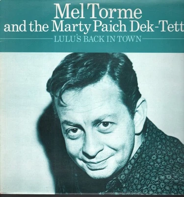 Mel Torme and the Marty Paich Dek-Tette Lulu's Back In Town LP vinyl UK Affinity - Image 1 of 3