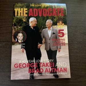 Advocate Gay Magazine George Takei Love Issue LGBTQ+ Inspiring Couples 2024 - Picture 1 of 5