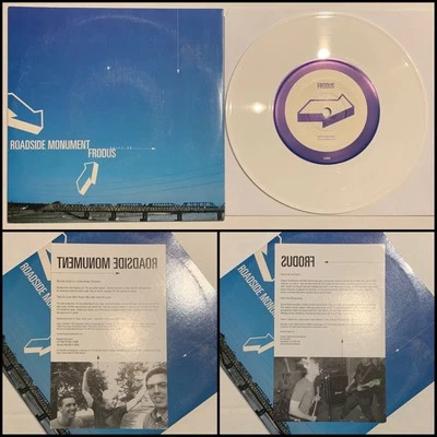 ROADSIDE MONUMENT-FRODUS 7” White Vinyl-Battery Enemy Soil Combatwoundedveteran - Image 1 of 4
