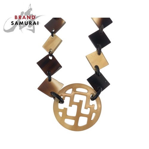 HERMÈS Collana donna Hermes Diva corno di bufalo cammello marrone 502951 usata