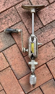 Rare Working Vintage Hand Brace Drill, Stanley Continental, No 748A Original UK⭐ - Picture 1 of 3