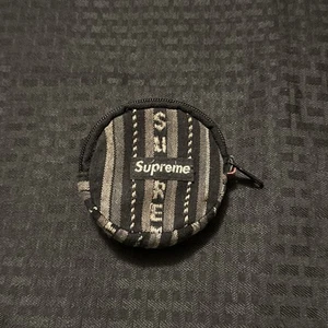 Supreme woven stripe coin pouch black Bag - Picture 1 of 7