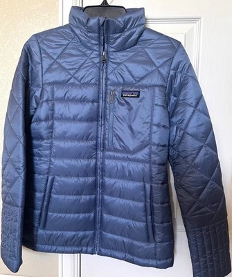 Patagonia women's Radalie jacket in Woolly blue slim fit size Small - Image 1 of 3